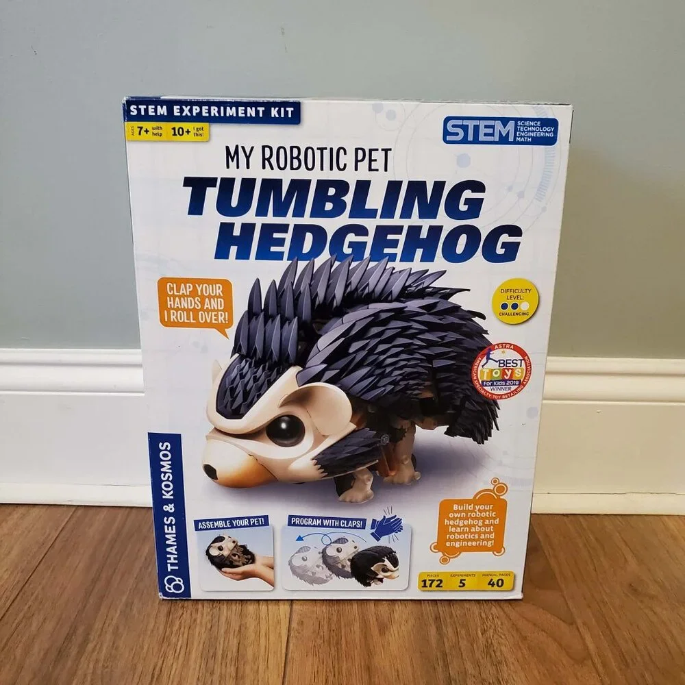 New My Robotic Pet Tumbling Hedgehog STEM Experiment Kit